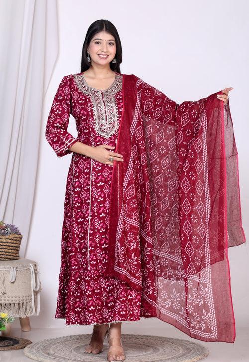 Happy Vives Rayon Gown Set