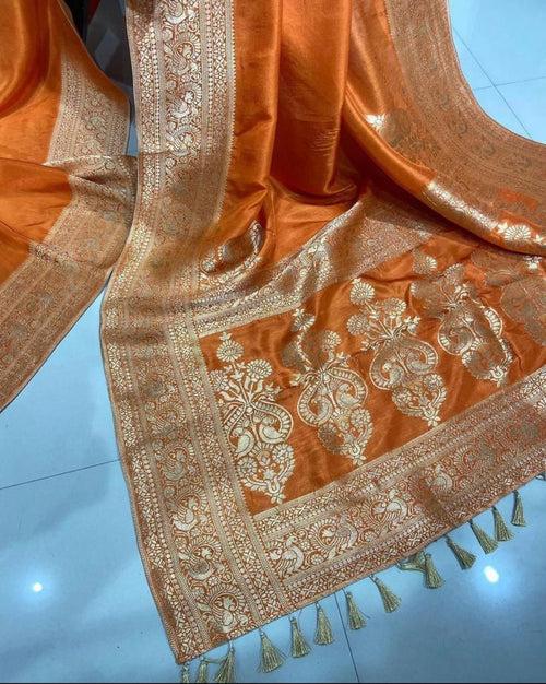 Nazariya - Designer  Banarasi Dola Silk Saree