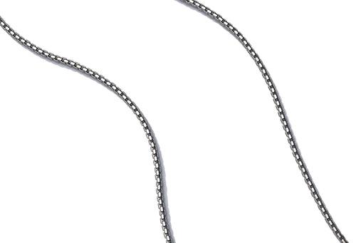 Maori Chain ( 2.5 mm ) | 925 Sterling Silver, Rhodium Plating & Glossy Finish