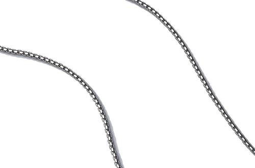 Maori Chain ( 2.5 mm ) | 925 Sterling Silver, Rhodium Plating & Glossy Finish