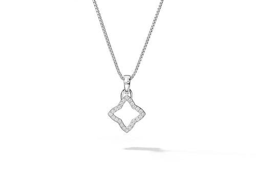 Mora Pendant | 925 Sterling Silver, AAA Grade Zircons, Rhodium Plating & Glossy Finish