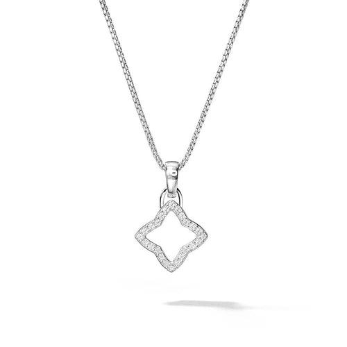 Mora Pendant | 925 Sterling Silver, AAA Grade Zircons, Rhodium Plating & Glossy Finish