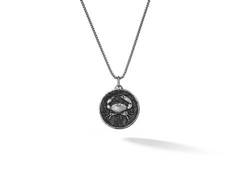 Zodiac Pendant | 925 Sterling Silver, Rhodium Plating & Antique Finish