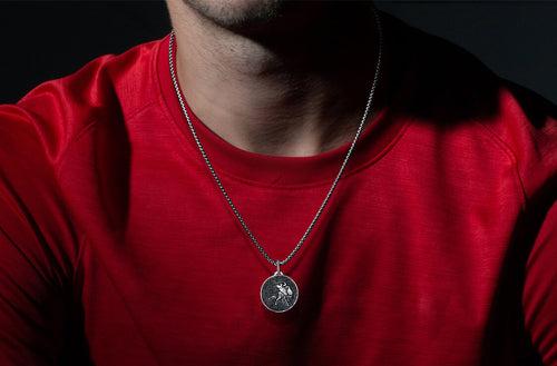 Zodiac Pendant | 925 Sterling Silver, Rhodium Plating & Antique Finish