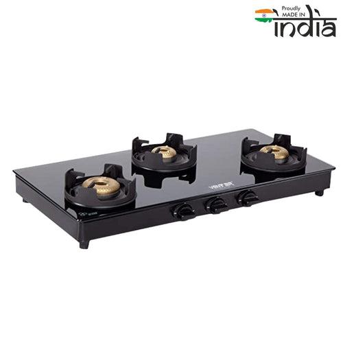 Aura 302 Glass Gas Stove (3 Burners)