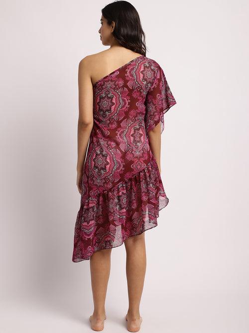 Intricate Iris Beach Dress