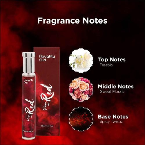 Naughty Girl 30ML EDPS BUY1 GET 2 FREE (GUESS WHO + POUR ME RED + FLIRT IN PINK)