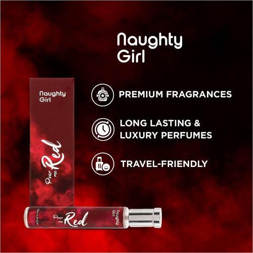 Naughty Girl 30ML EDPS BUY1 GET 2 FREE (GUESS WHO + POUR ME RED + FLIRT IN PINK)