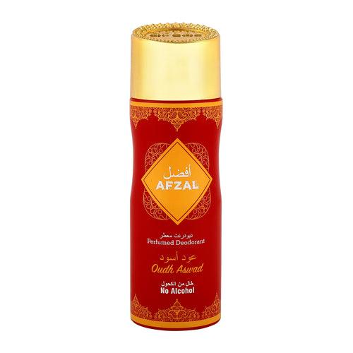 AFZAL Standard Non Alcoholic Golden Dust, Oudh Aswad & Laylatul Jumat Deodorant + 50ML GULABE OUDH (Pack Of 3)