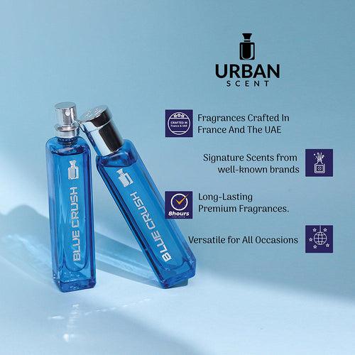 Urban Scent Blue Crush Long Lasting Perfume For Men -15ml