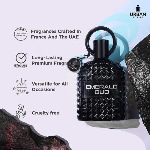 Urban Scent Emerald Oud Long Lasting Perfume For Men -100ml