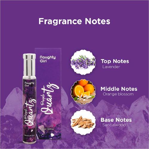 Naughty Girl 30ML EDPS BUY1 GET 2 FREE (PURPLE QUARTZ + POUR ME RED + BROWN BEACH)