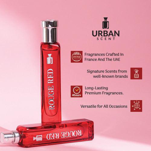 Urban Scent Rouge Red Long Lasting Perfume For Men and Women -15ml