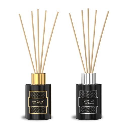 Involve Elegance Silver Shine Reed Diffuser Set