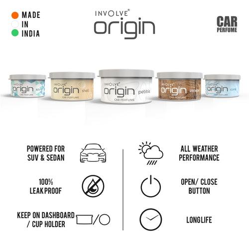 Involve Origin Aurum  -  Spill Proof Car Air Freshener Perfume (Pack of 2)