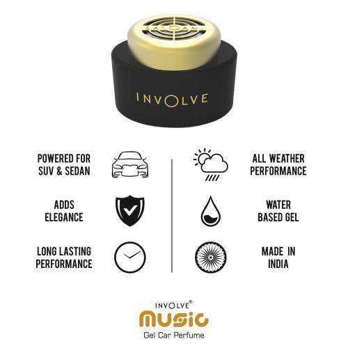 Involve® Music - Jazz : Gel Car Fragrance