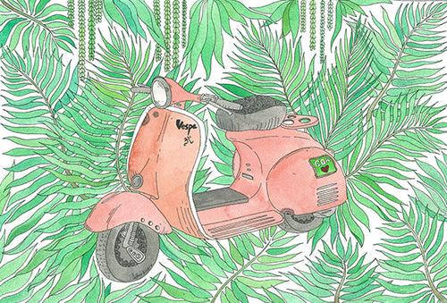 Vespa (Size: A3)