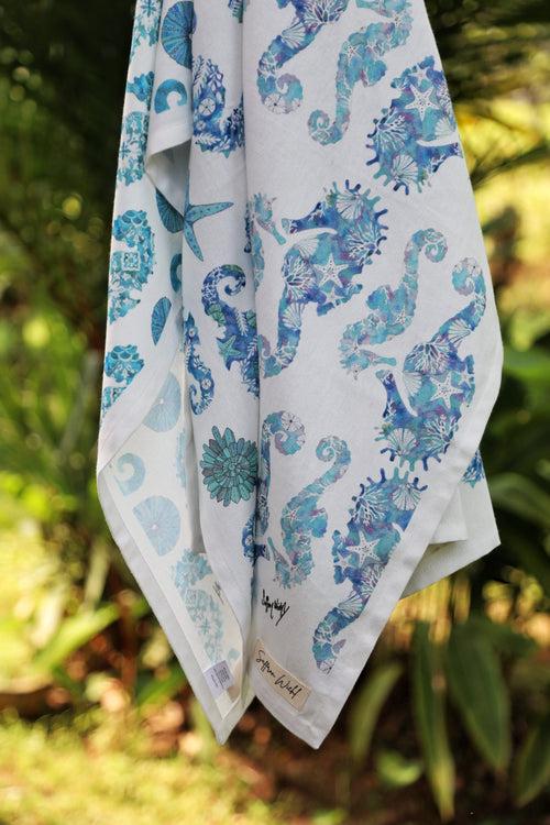 Seahorse Tea Towel Set of 3