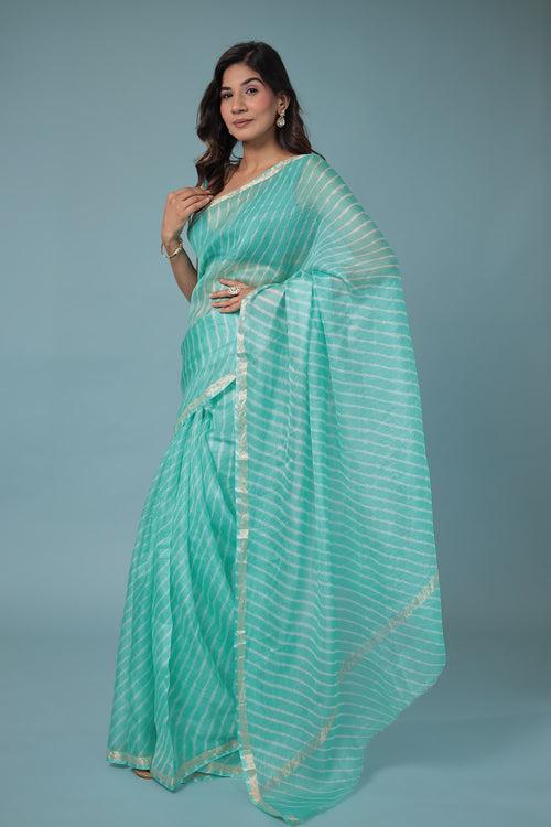 Leheriya Kota Silk Saree