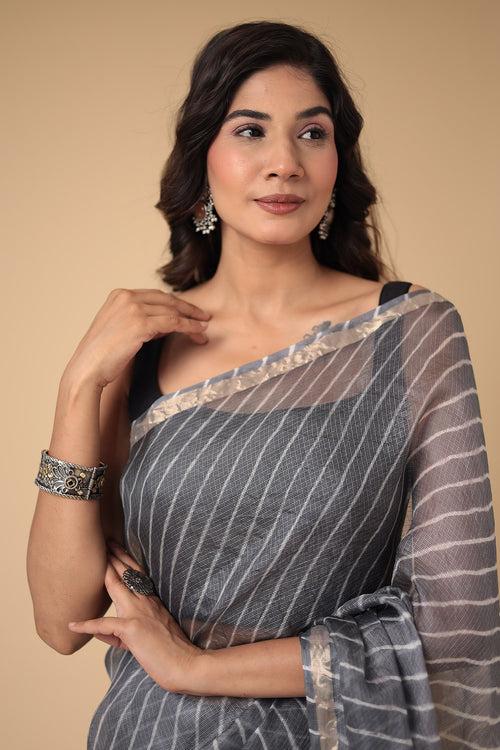 Leheriya Kota Doria Saree