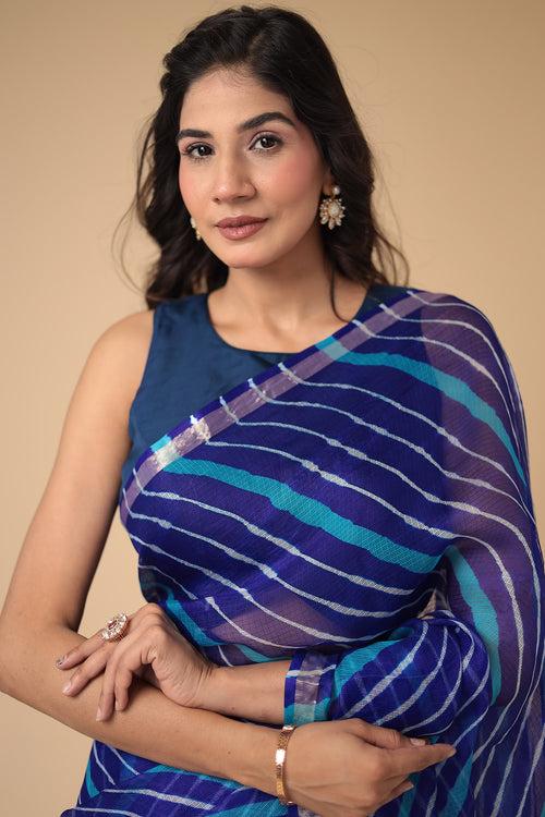 Leheriya Kota Doria Saree