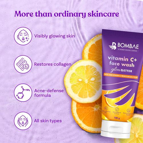 Vitamin C+ facewash | Glow getter (Pack of 2)