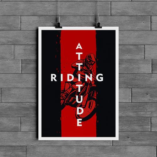 Riding attitude Poster