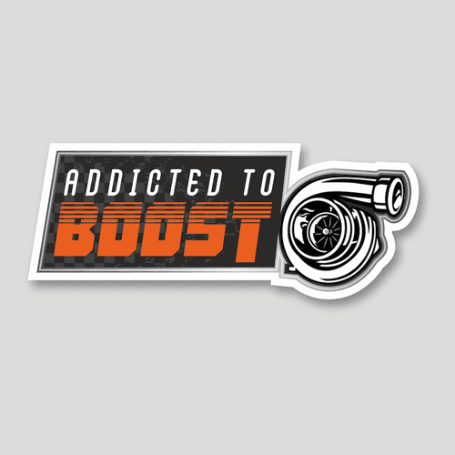 Addicted to Boost Sticker