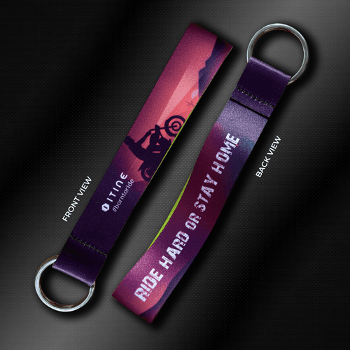 Ride Hard Stay Home Keytag