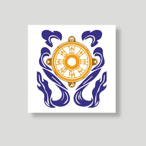 Chakra Design Sticker