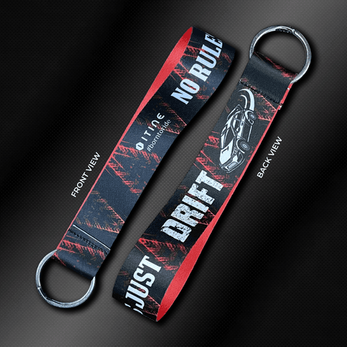 No Rules Just Drift Keytag