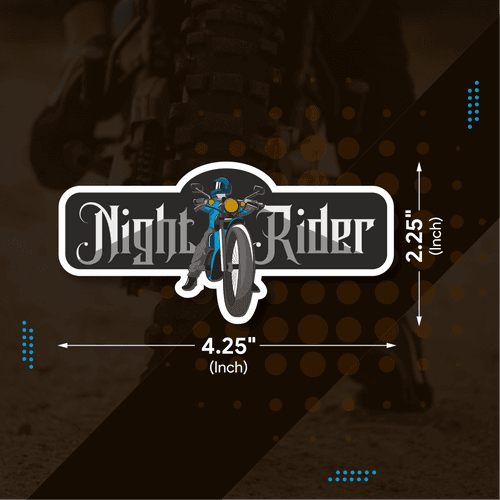 Night Rider Sticker