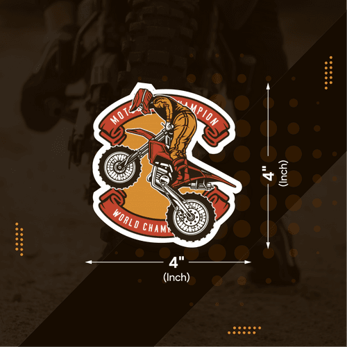 Moto Champion Sticker