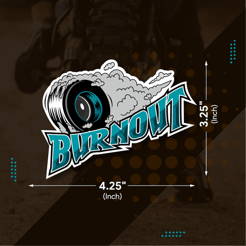 Burnout Sticker