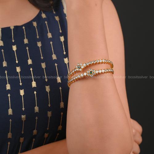 Gold Plated Bangle - 5883 - Size 2.4