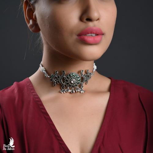 OXIDIZED CHOKER - 4430