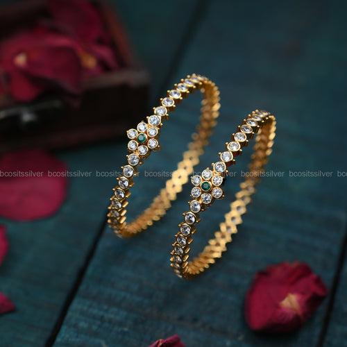 Gold Plated Bangle - 5883 - Size 2.4