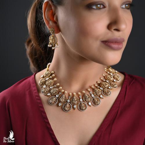 Gold Plated Victorian Neckpiece - 4992