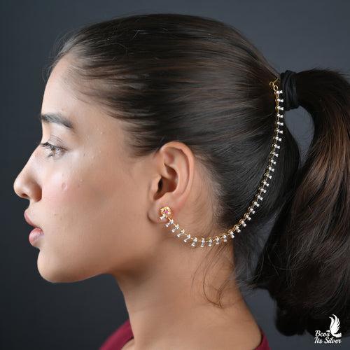 Gold Plated Ear Chain - 3055