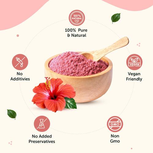 Organic Hibiscus Powder to Boost Skin & Hair Health