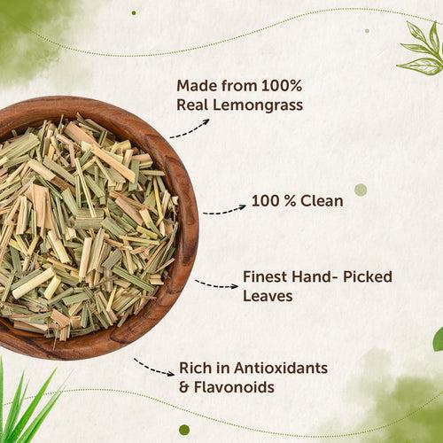 100% Natural Lemongrass Tea - Boost Immunity, Promote Digestion