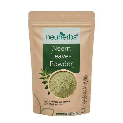 100% Natural Neem Leaves Powder - For Blemishes-Free Skin