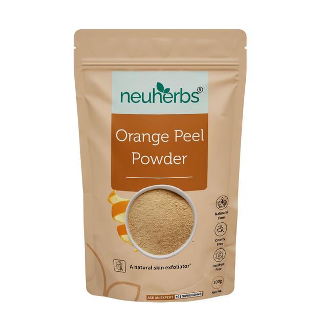 100% Natural Orange Peel Powder For Skin Glow & Reduce Dullness