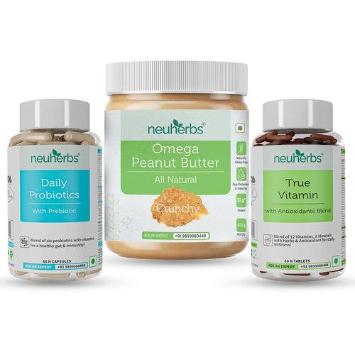Daily Essentials Wellness Combo with Free Omega Peanut Butter