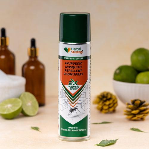 AYURVEDIC MOSQUITO REPELLENT ROOM SPRAY – 2X POWER SPRAY