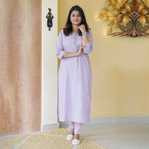 Pure Cotton Printed Kurti-4502