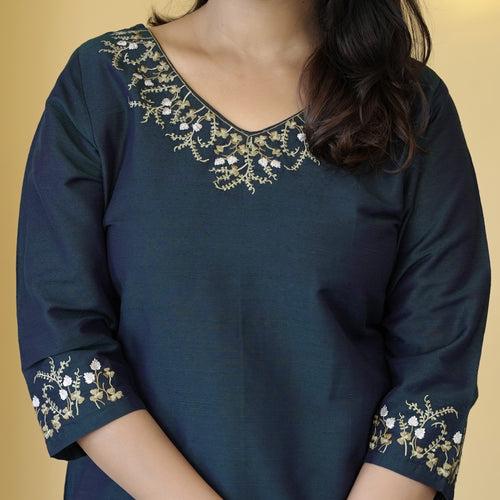 Raw Cotton Kurti - 4516