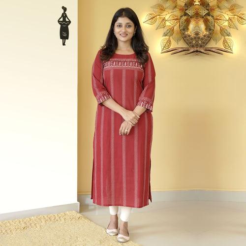 PURE COTTON KURTI-4695