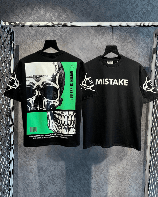 The Human Mistake Art Heavy Guage Oversized T-shirt