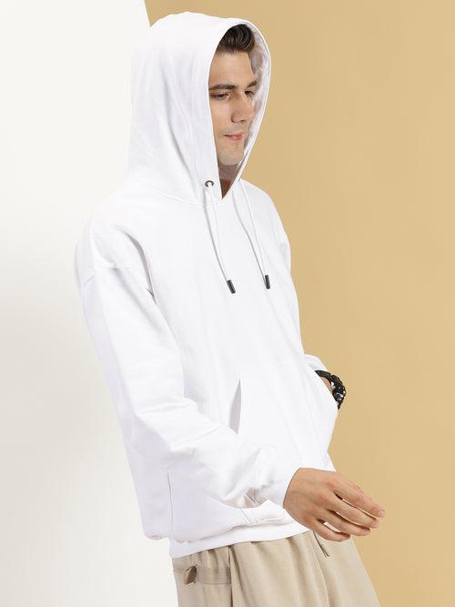 White Oversized Hoodie